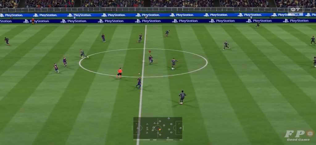 EA SPORTS FC 26 Nintendo Switch match showing 4K-quality stadium and lighting effects.