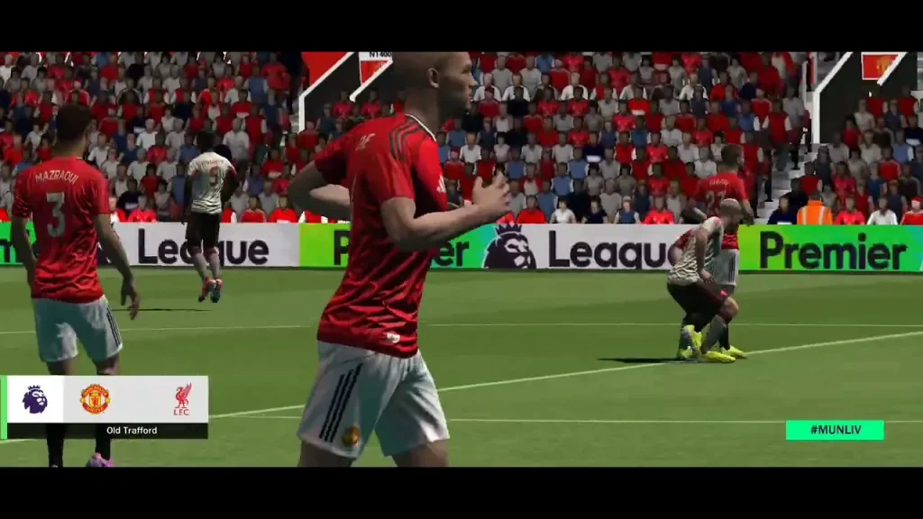 EA SPORTS FC 2026 Mobile APK Android gameplay showing match kickoff with updated kits and players